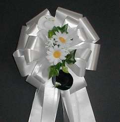 This listing is for 1 set of 6 Western Cowboy Pew Bows