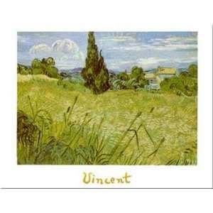 Wheatfield with Cypresses By Vincent Van Gogh Highest Quality Art 