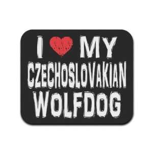  I Love My Czechoslovakian Wolfdog Mousepad Mouse Pad 