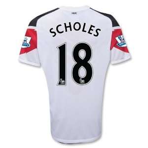  Manchester United 10/11 SCHOLES Away Soccer Jersey Sports 