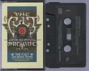THE CULT  LOVE REMOVAL MACHINE Cassette Tape CULT C1  