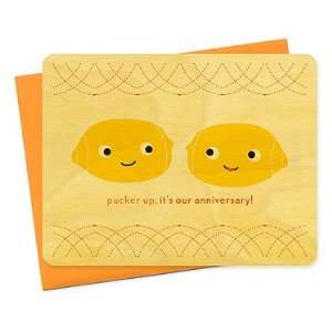  pucker up   single card * pucker up, its our anniversary 