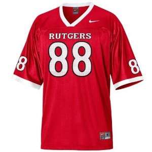   Rutgers Scarlet Knights Youth Scarlet Red #88 Replica Football Jersey