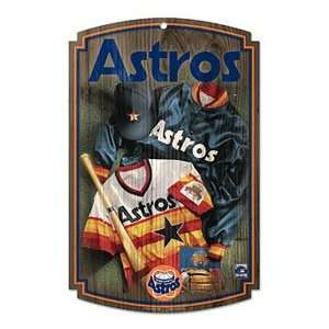  WinCraft Houston Astros Jersey Wood Sign Sports 
