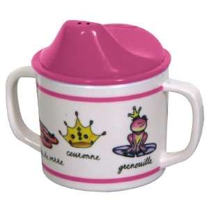  Sippy Cup Baby Cie Princess Pink Polka Dot Melamine Melamine 