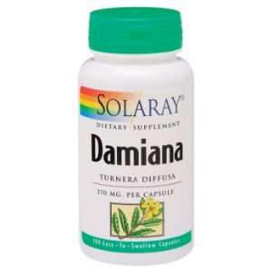  Solaray   Damiana, 370 mg, 100 capsules Health & Personal 