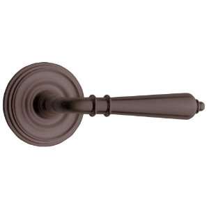   Elements Non Active Dummy Lockset with Savoye Lever, Oil Rubbed Bronze