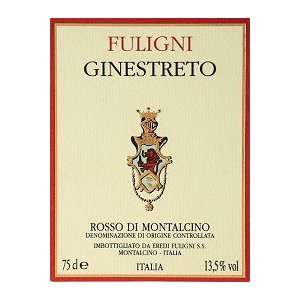  Fuligni Ginestreto Rosso Di Montalcino 2009 750ML Grocery 