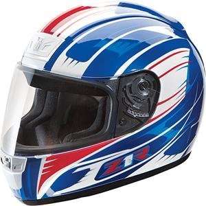  Z1R Phantom Avenger Helmet   2X Large/Blue/Red Automotive