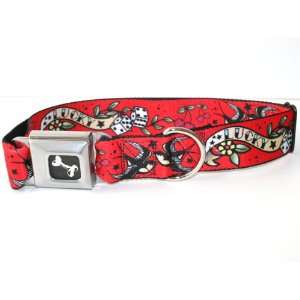  Lucky Red   Dog Collar Wide