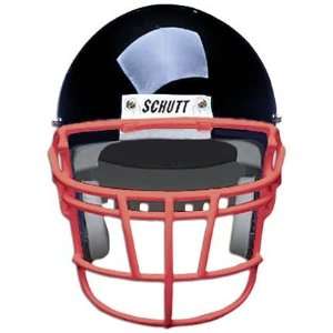 Scarlet Jaw and Oral Protection (JOP) Full Cage Football Helmet Face 