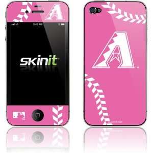   Diamondbacks Pink Game Ball skin for Apple iPhone 4 / 4S Electronics