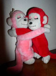 Dakin   Hugging Monkeys   1975 (Red & Pink)  