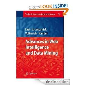  Advances in Web Intelligence and Data Mining eBook Mark 