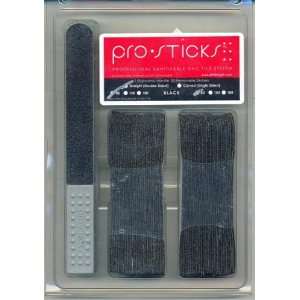 Pro Sticks Peel & Stick Professional Sanitizable Nail File Black 80/80 