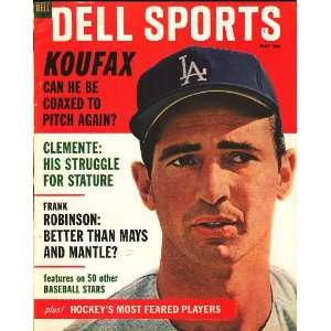    May 1967 Dell Sports Magazine Sandy Koufax Cover