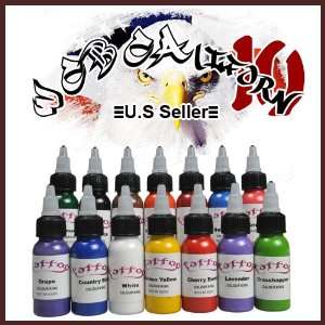 Tattoo Ink Set 14 Color 30ml/Color, Model DI 9, new low price $39.99