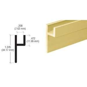  CRL Gold Anodized Base h Channel   12 ft Long