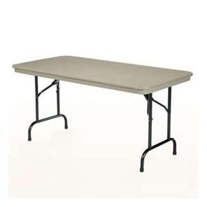 Duralite Folding Table   Sand Top 30Wx72L 