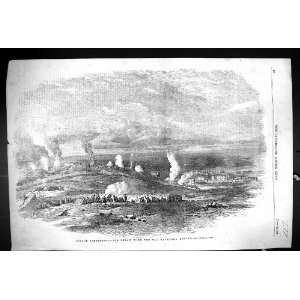  1855 War Scene Sebastopol Redan Old Advanced Trench 