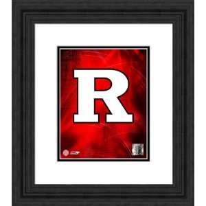  Framed School Logo Rutgers Scarlet Knights Photograph 