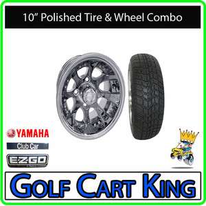 RX240 Low Profile Golf Cart 10 Wheel and Tire Combo  