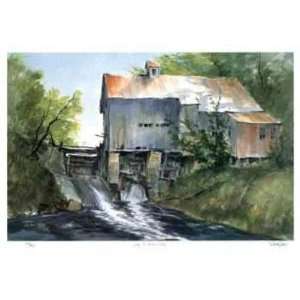  July, De Salvos Mill by John Joy, 20x14