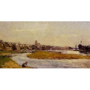   Albert Lebourg   24 x 12 inches   LAllier a Pont d