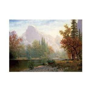  Albert Bierstadt   Half Dome Yosemite Giclee Canvas