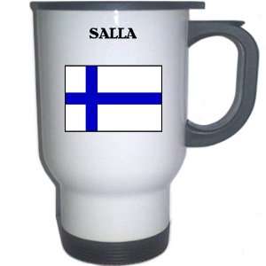  Finland   SALLA White Stainless Steel Mug Everything 