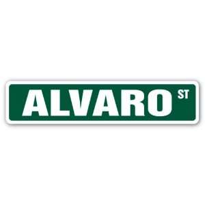  ALVARO Street Sign name kids childrens room door bedroom 