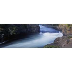  Panoramic View of a Water Flowing Down the River 