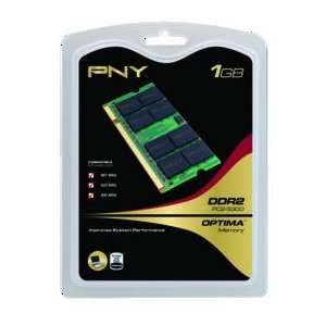   PNY PC667 DDR2 1GB MD1024SD2667 (Catalog Category Laptop Memory