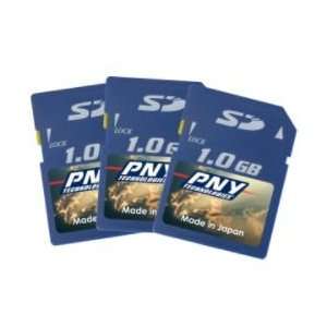  PNY Technologies SD Memory Card 1GB 3pk 3 Pack