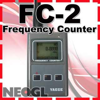   FC 2 Handheld Frequency Counter 50MHz   2.6GHz Portable radio Detector