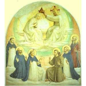  Hand Made Oil Reproduction   Fra Angelico   32 x 36 inches 
