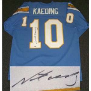 Nate Kaeding (San Diego Chargers) Signed Autographed Authentic Style 