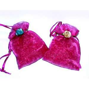   Scented Sachet Potpourri Bags/ 2 Lavender Rose Bags.