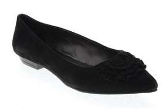INC NEW Vessa Womens Flats Shoes Medium Black Casual Suede 5.5  
