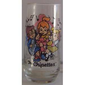 The Chipettes Glass From Alvin and the Chipmunks Collection 1985