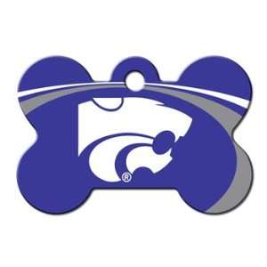 Quick Tag Kansas State Wildcats NCAA Bone Personalized Engraved Pet ID 