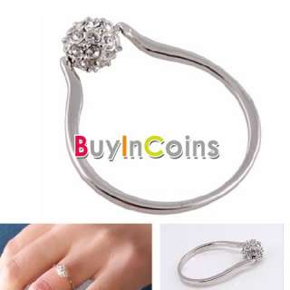   Design Fancy Lady 360 Rotating Ring New Novel Style Silver  