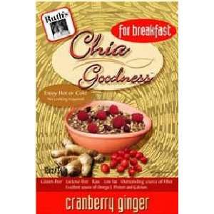  Chia Goodness Cranberry Ginger 12 OZ 12 Packes By Ruths 