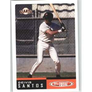  2002 Topps Total #836 Deivis Santos   San Francisco Giants 