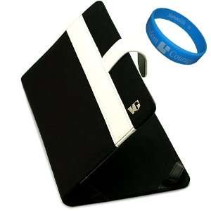  Anza Black and White Executive Nylon Protective Carrying 