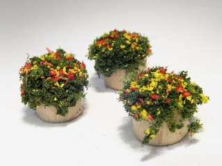 Decorative Hand Made Flower Pots (6 pcs)   HO 187 (multiscale)  