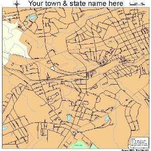  Street & Road Map of Lancaster Mill, South Carolina SC 
