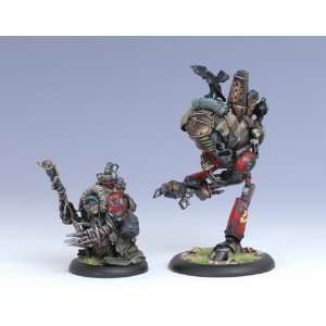  Warmachine Warcaster Old Witch of Khador & Scrapjack Toys 