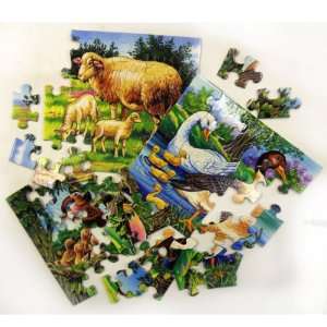 Set Of 3 Jigsaw Floor Puzzles Kosher Animals   75Pc  Affordable 