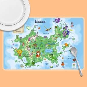  Kidlandia Kreechurs Placemat, Serenity Island Kitchen 